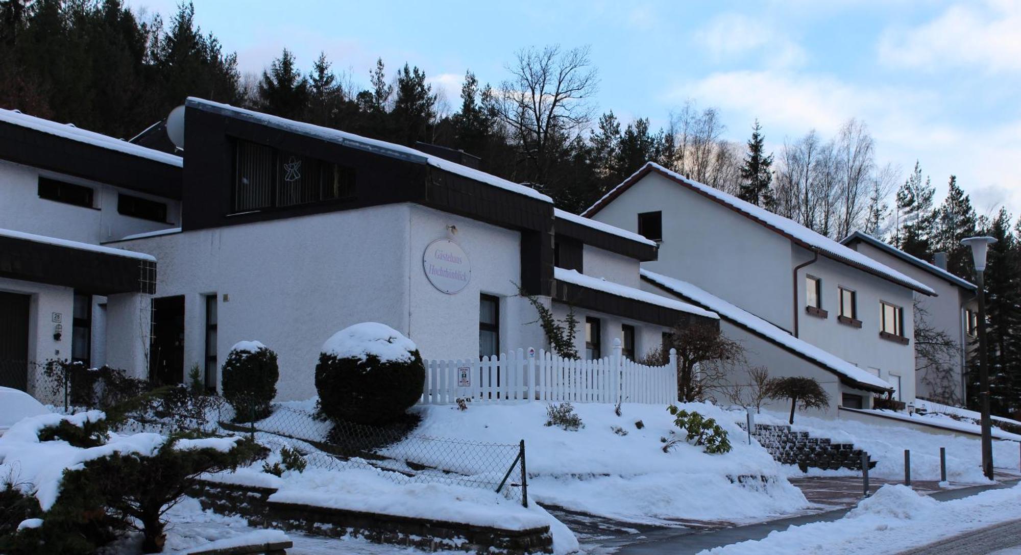 Gaestehaus Hochrhoenblick Schonau an der Brend Екстер'єр фото