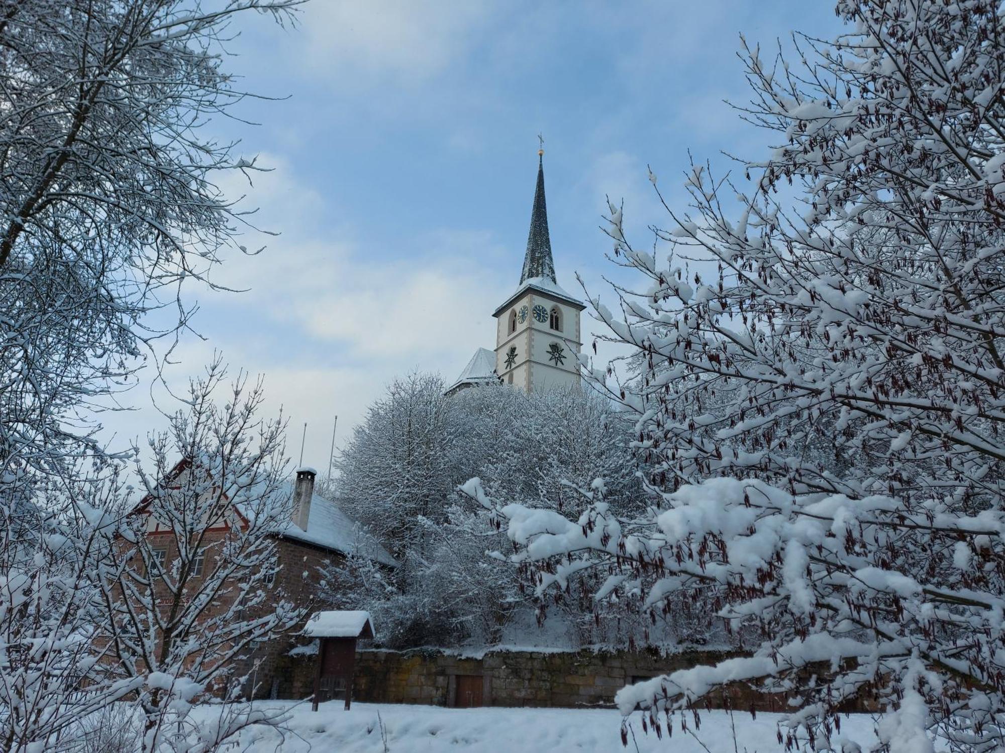 Gaestehaus Hochrhoenblick Schonau an der Brend Екстер'єр фото