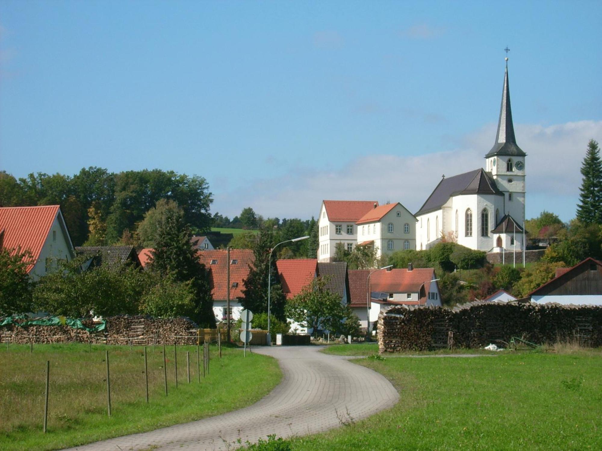 Gaestehaus Hochrhoenblick Schonau an der Brend Екстер'єр фото