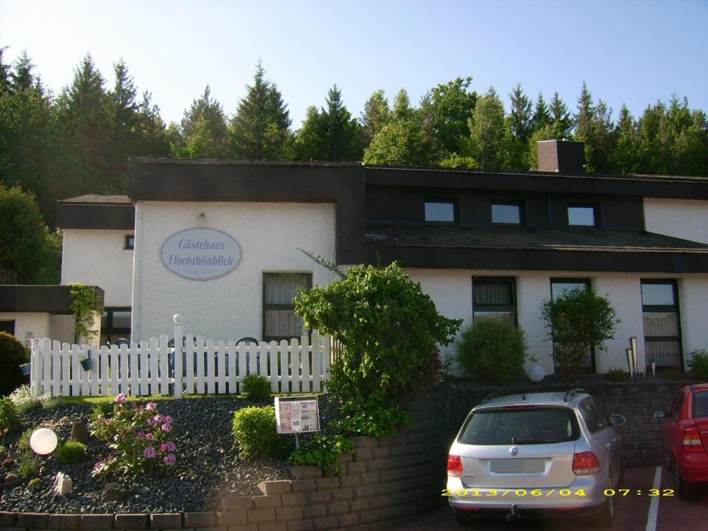 Gaestehaus Hochrhoenblick Schonau an der Brend Екстер'єр фото